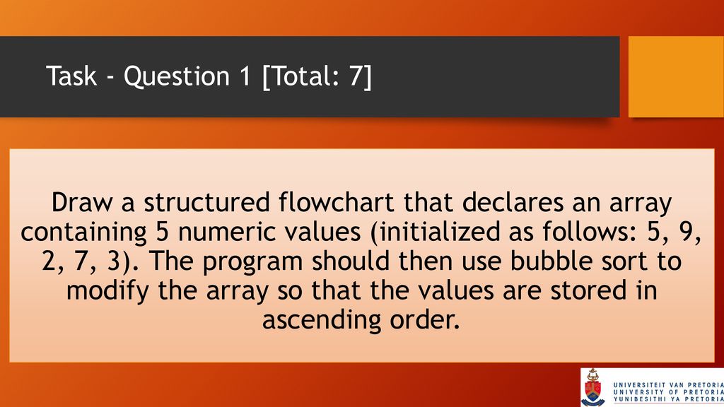 TUTORIAL 6 – BUBBLE SORTING AN ARRAY - ppt download image.